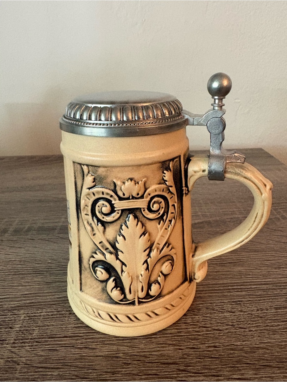 Gertz West Germany Stoneware 6” Mountain with Goat Beer Stein - Gently Used